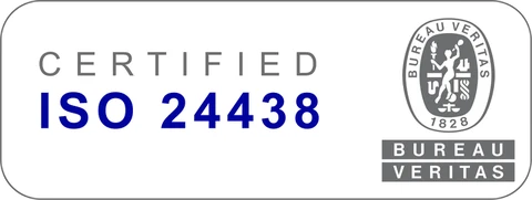 Bureau Veritas Certified ISO 24438
